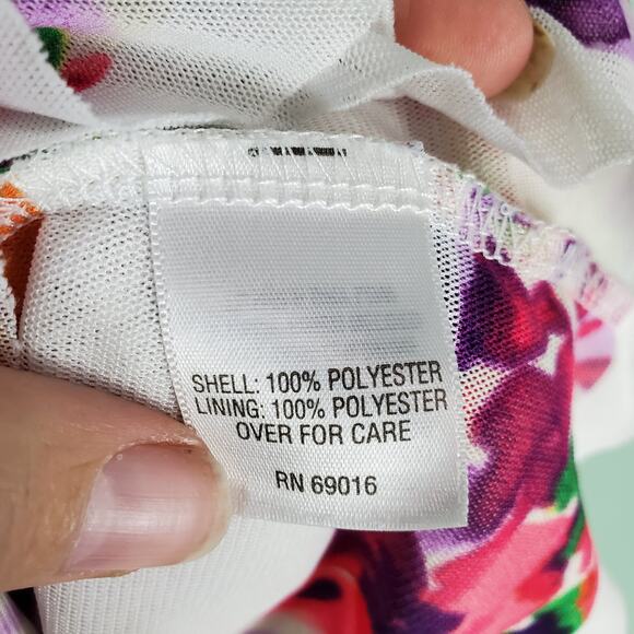 Relativity Tiered Floral Multi Color Flowy Tank Size Medium - Picture 5 of 6